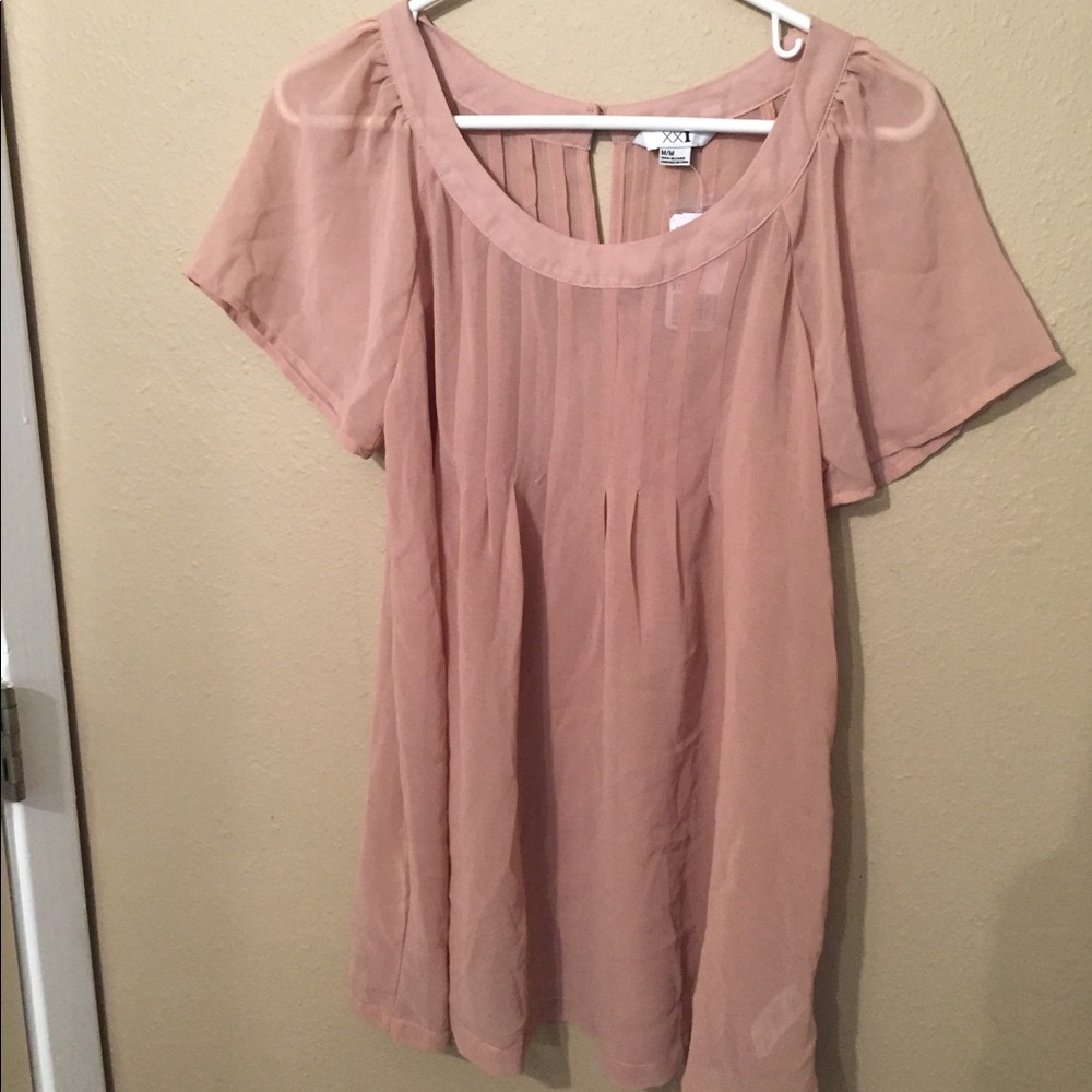 Forever 21 sheer blouse